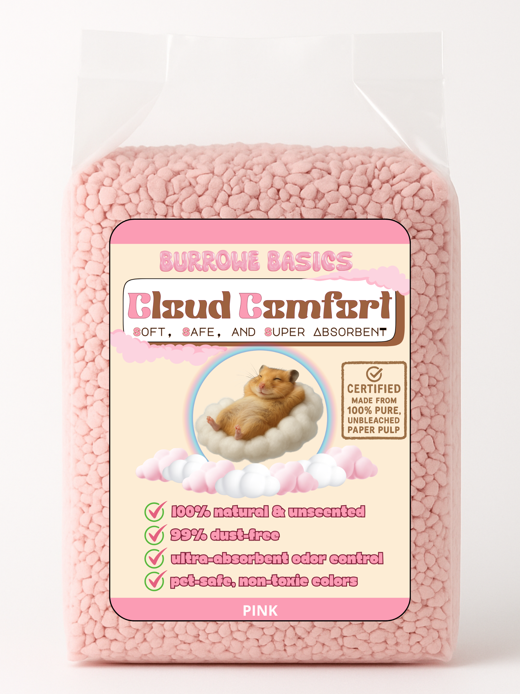 CloudComfort™ Natural Paper Bedding