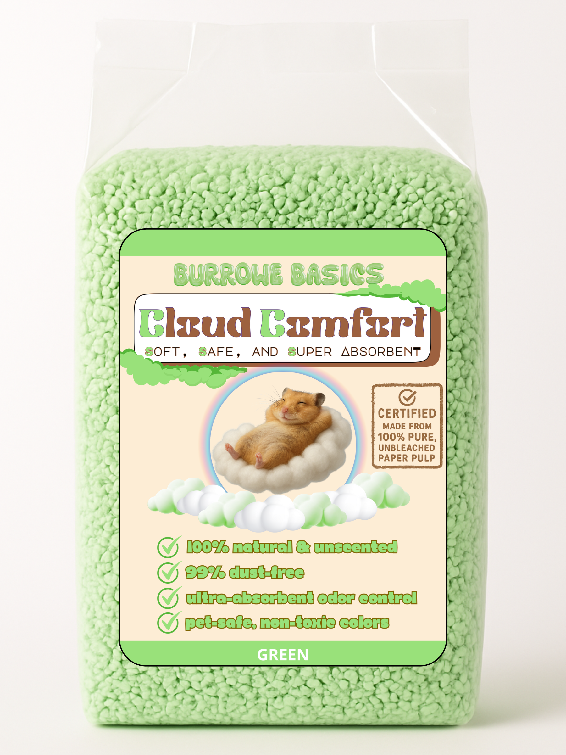 CloudComfort™ Natural Paper Bedding