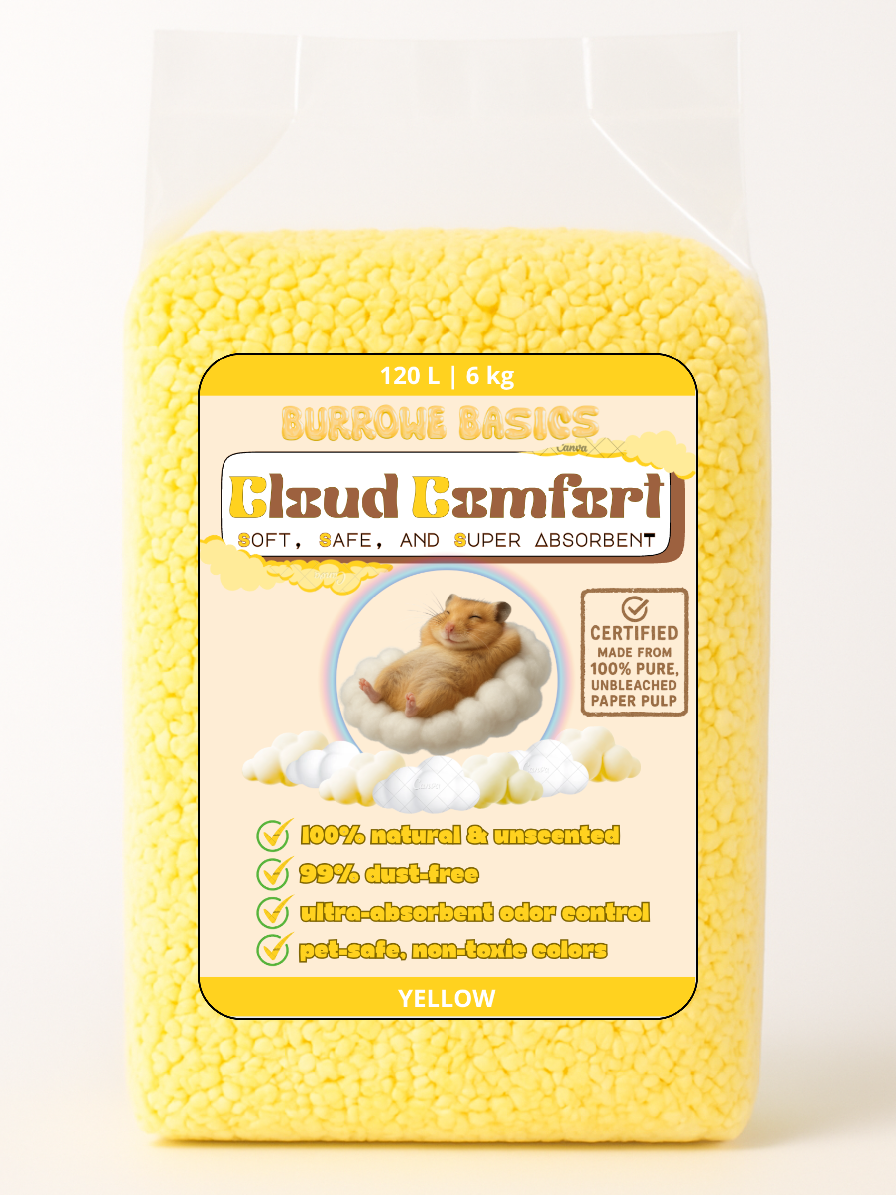 CloudComfort™ Natural Paper Bedding