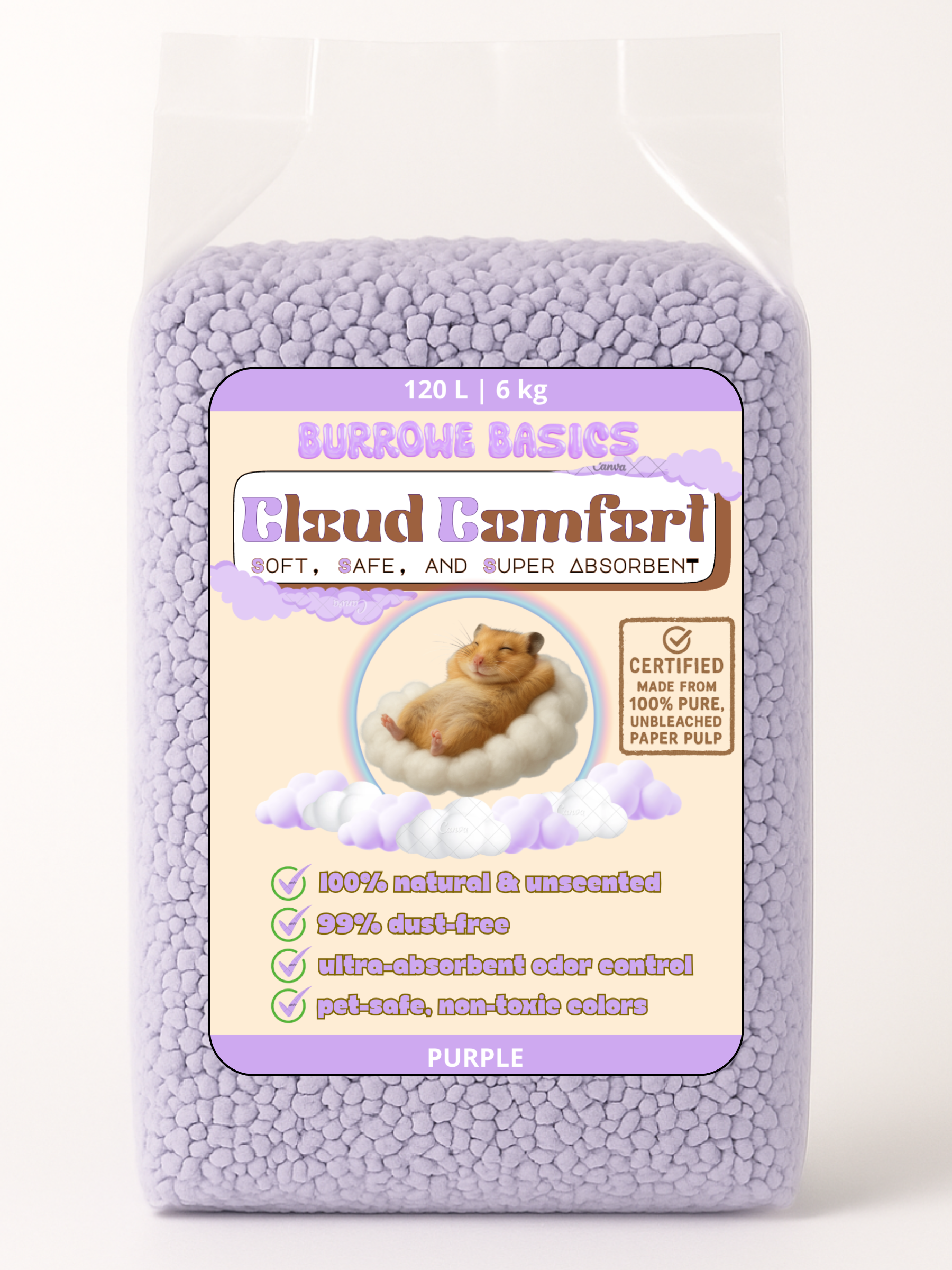 CloudComfort™ Natural Paper Bedding
