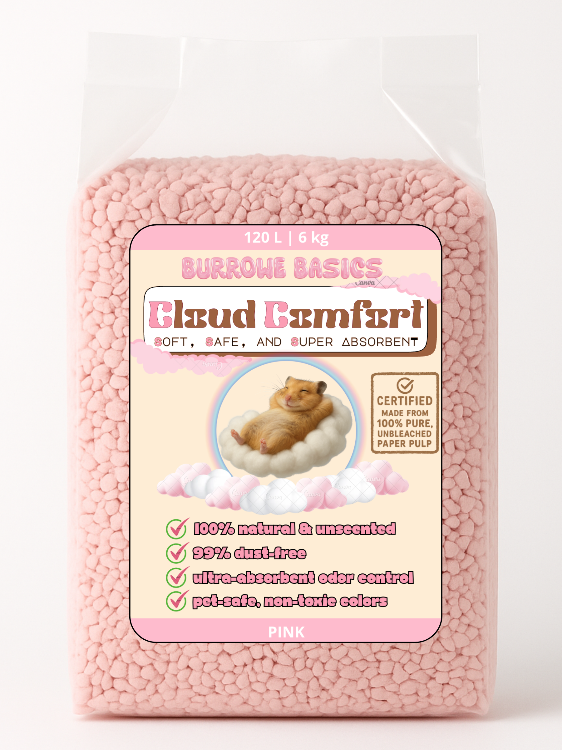 CloudComfort™ Natural Paper Bedding