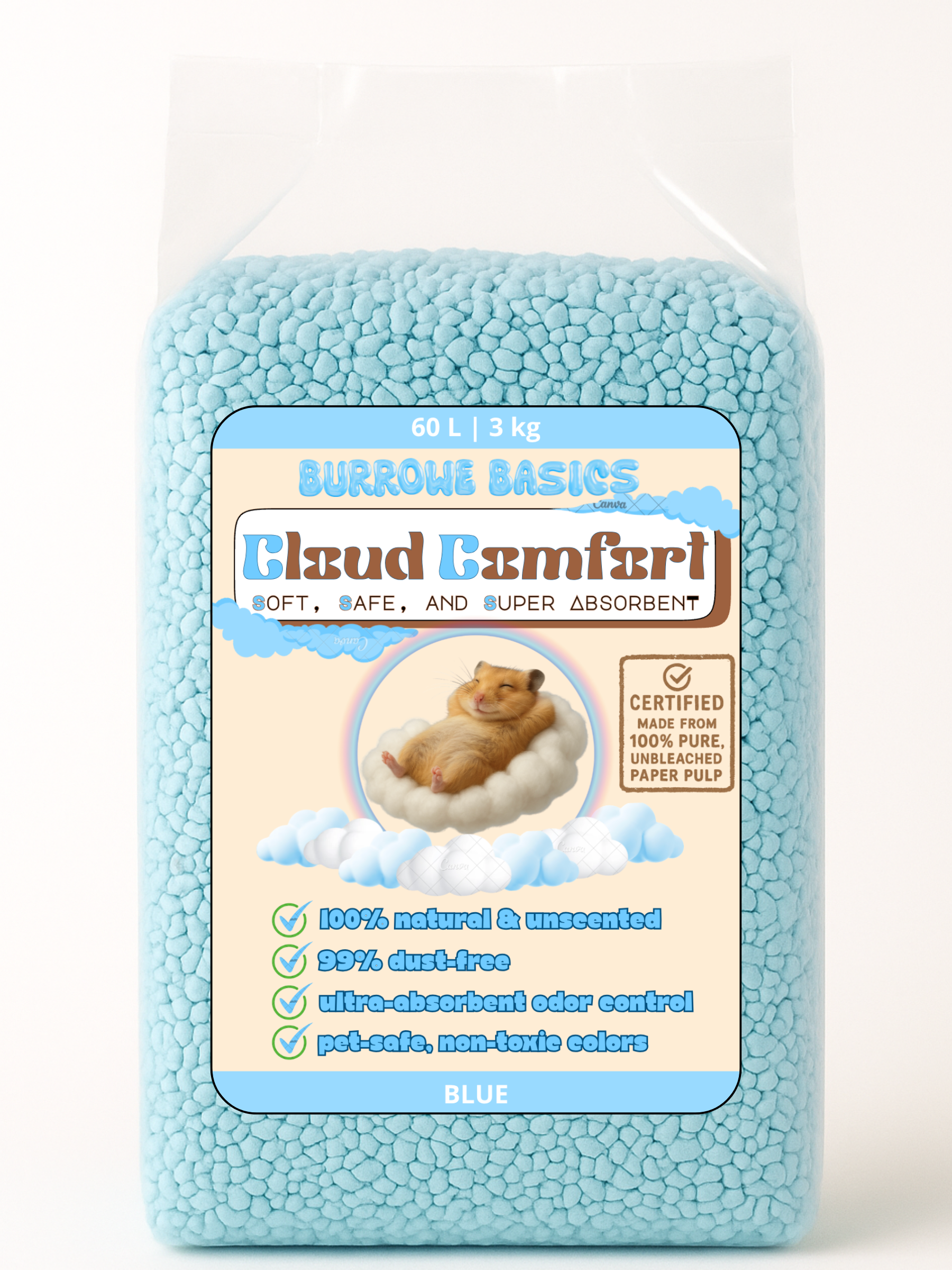 CloudComfort™ Natural Paper Bedding